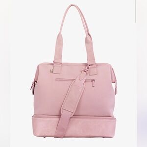 NWT Beis Mini Weekender Atlas Pink bag duffle travel luggage overnight